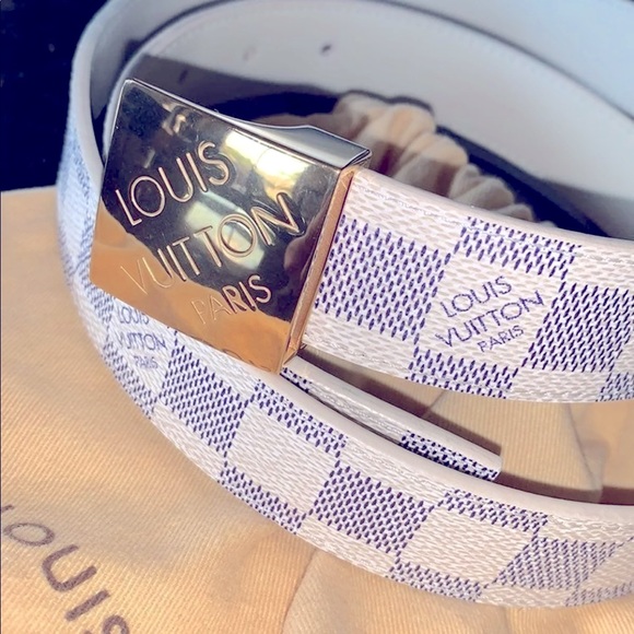 MINT?LOUIS VUITTON?DAMIER AZUR REVERSIBLE BELT main image 14